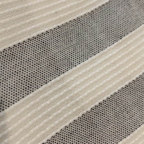 LOFT summer striped cotton skirt, fully lined size 12P - Picture 6 of 6